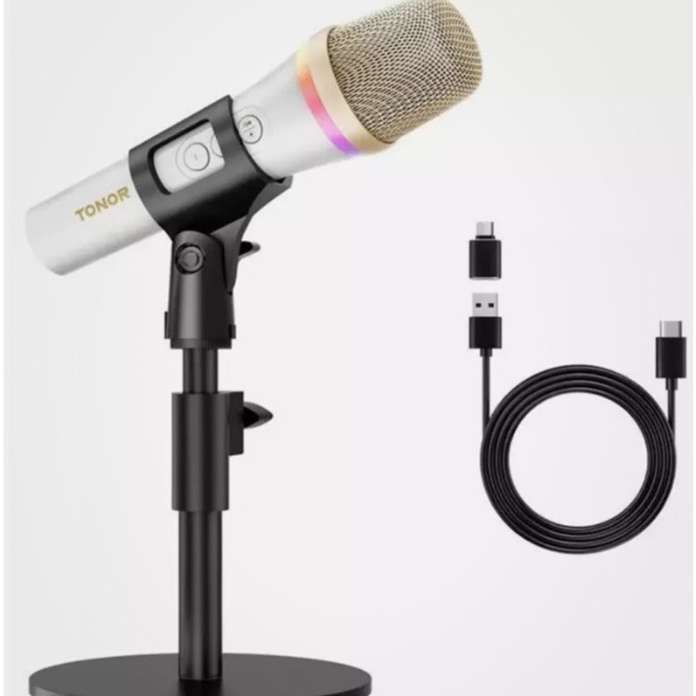 TONOR TD310 USB dynamic microphone, compatible with PC/mobile phone TypeC